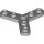 Lego Technic, Plate Rotor 3 Blade with Smooth Ends and 6 Studs (Propeller), Light bluish gray
