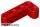 Lego Technic, Liftarm, Modified Bent Thick L-Shape 2 x 4, Red