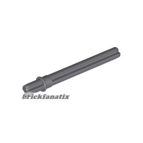 Lego Technic, Axle 5.5 with Stop, Dark gray
