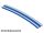 Lego Train, Track 12V Conducting Rail Curved without Cable Connection Holes, Blue