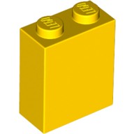 Lego BRICK 1X2X2, Bright yellow