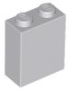 Lego Brick 1 x 2 x 2 with Inside Stud Holder, light bluish gray