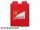 Lego Brick 1 x 2 x 2 with Inside Stud Holder with Scuderia Ferrari Logo Pattern (Sticker) - Set 30191