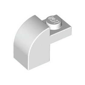 Lego BRICK 1X1X1 1/3, W/ ARCH, White