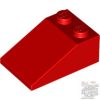 Lego ROOF TILE 2X3/25°, Bright red