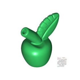 Lego APPLE WITH LEAF, Bright green