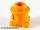 Lego Brick, Round 1 x 1 x 2/3 with Flower Edge (4 Knobs on Base), Orange
