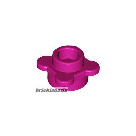   Lego Round 1 x 1 with Flower Edge (4 Knobs / Petals), Magenta