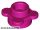 Lego Round 1 x 1 with Flower Edge (4 Knobs / Petals), Magenta