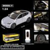 TESLA Model Y, White 1:24