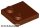 Lego Tile, Modified 2 x 2 with Studs on Edge, Reddish brown