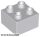 Lego Duplo, Brick 2 x 2, Light grey