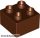 Lego Duplo, Brick 2 x 2, Reddish brown