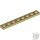 Lego Plate 1 x 8, Tan
