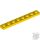 Lego Plate 1 x 8, Yellow