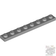 Lego Plate 1x8, Light grey