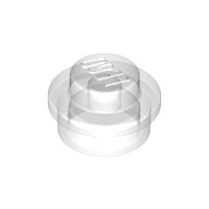 Lego Round Plate 1X1, Transparent clear