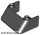 Lego Windscreen 3 x 4 x 1 1/3 with 2 Studs on Top, Black