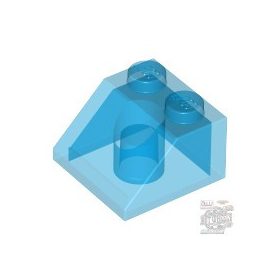 Lego Roof Tile 2X2/45° Inv., Transparent dark blue