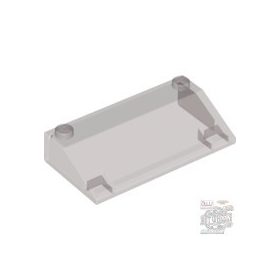 Lego Slope 33 3 x 6 without Inner Walls, Transparent brown