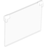 Lego Glass for Window 1 x 4 x 3, Transparent clear