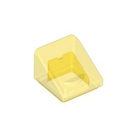 Lego Roof Tile 1X1X2/3, Transparent yellow