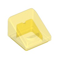 Lego Roof Tile 1X1X2/3, Transparent yellow