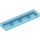 Lego Flat Tile 1X4, Transparent blue