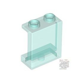   Lego Panel 1 x 2 x 2 with Side Supports - Hollow Studs, Transparent light blue