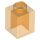 Lego Brick 1 X 1, Transparent orange