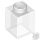 Lego Brick 1 X 1, Transparent clear