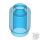 Lego Round Brick 1 X 1, Trans-blue