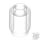 Lego Round Brick 1 X 1, Trans-clear