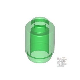 Lego Round Brick 1X1, Transparent green