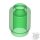 Lego Round Brick 1X1, Transparent green