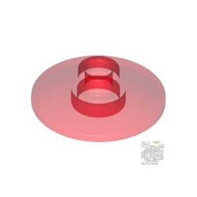 Lego Dish 2 x 2 Inverted (Radar), Transparent red