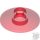 Lego Dish 2 x 2 Inverted (Radar), Transparent red