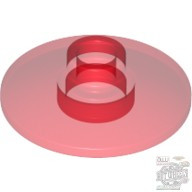 Lego Parabolic Element Ø16, Transparent red