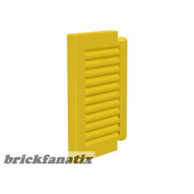 Lego Shutter for Window 1 x 2 x 2, Yellow