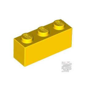 Lego Brick 1 x 3, Yellow
