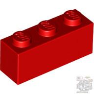 Lego BRICK 1X3, Bright red