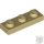 Lego Plate 1 x 3, Tan
