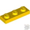 Lego Plate 1 x 3, Yellow