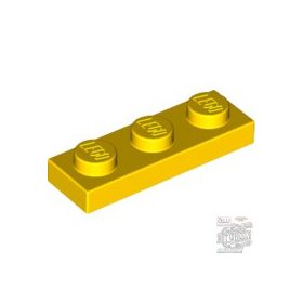 Lego Plate 1 x 3, Yellow