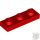 Lego PLATE 1X3, Bright red