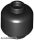 Lego Minifigure Head (Plain) - Blocked Open Stud, Black