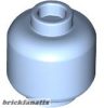 Lego figura Head (Plain) - Hollow Stud, Bright light blue