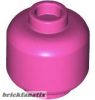 Lego figura Head (Plain) - Hollow Stud, Dark pink
