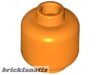 Lego figura Head (Plain) - Hollow Stud, Orange