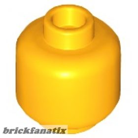 Lego figura Head (Plain) - Hollow Stud, Yellow